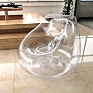 transparent inflatable furniture sofachair swimming logo