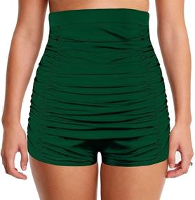 img 4 attached to 👙 Mycoco Shirred Control Swimwear 10 for Women: Flattering & Fashionable Swimsuits & Cover Ups