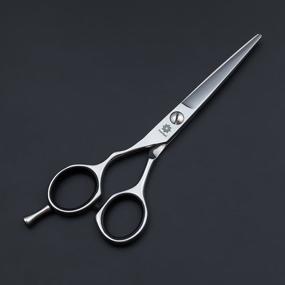 img 1 attached to 🔪 Dream Reach Left-handed Hair Scissors Set - 6'' Professional Barber/Salon/Razor Edge Hair Cutting Thinning Shears Kit - Finger Inserts Included - Ideal for Lefty Hairdressers at Home or Salon (1 Set)
