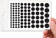 🕶️ enhanced privacy with blocked webcam/camera vinyl covers: low-tack restickable webcam stickers in 5 sizes, black 95-pack (muted matte) logo