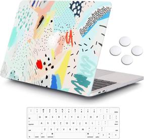 img 4 attached to 🖥️ iCasso Hard Shell Case with 5 Rows Keyboard Cover - Cartoon, Compatible with Newest MacBook Pro 13 inch A2338M1/A2159/A1989/A1706/A1708, 2016-2020 Release