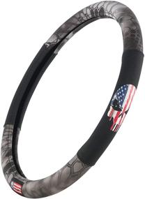 img 4 attached to 🚗 Enhance Your Drive with the Chris Kyle Steering Wheel Cover: Superior Style and Comfort