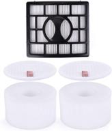 🔍 high-quality replacement foam & felt and hepa filter kit for shark rotator powered lift-away speed & duoclean vacuum cleaner nv680, nv681, nv682, nv683, nv800, nv801, nv803, uv810 - replaces part # xhf680 & xff680 логотип