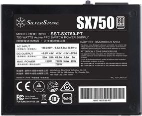 img 1 attached to 💡 Silverstone SX750-PT 750W SFX Power Supply - Fully Modular, 80 Plus Platinum Certified