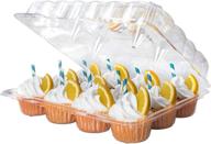 pack of 12 katgely cupcake 🧁 containers for easy cupcake transportation with 12 cavities logo