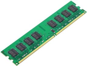 img 2 attached to 💻 Набор памяти Rasalas DDR2 PC2-5300 DDR2 667 DDR2 4GB (2x2GB) PC2-5300U DDR2-667 Udimm 2RX8 1.8V CL5 240-контактное Non-ECC Unbuffered Оперативная память для настольных компьютеров: Повысьте производительность вашего компьютера!