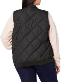 img 1 attached to 🧥 Dickies Women's Quilted Bomber Vest: Stylish & Functional Outerwear for Trend-setting Ladies