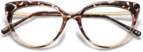 img 4 attached to 👓 Cateye Blue Light Blocking Glasses Women: SOJOS Anti Eye Strain Computer Glasses Review (Non-Prescription SJ5056)