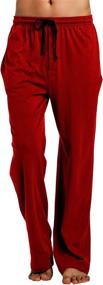 img 1 attached to Comfortable and Stylish: CYZ Cotton Jersey Pajama Pants in Charcoal L for Men