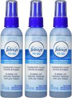 🧳 convenient 2.8 oz febreze fabric refresher travel size - 3 pack logo