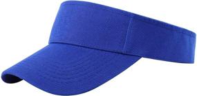 img 4 attached to 🧢 Stylish and Adjustable Cooraby Sports Sun Visor Hats for Unisex Outdoor Protection