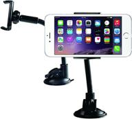 halcyon t.153 car cell phone holder for 📱 iphone 4s/5/6/6+, samsung galaxy, nexus 5x/5p - universal clamp arm logo