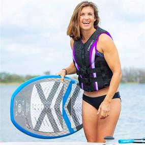 img 2 attached to 👚 O'Brien Women's Impulse Neo Life Vest in Purple: A Stylish and Secure Choice