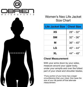 img 1 attached to 👚 O'Brien Women's Impulse Neo Life Vest in Purple: A Stylish and Secure Choice