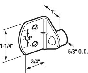 img 1 attached to Prime Line Products 1702 Sliding Bracket