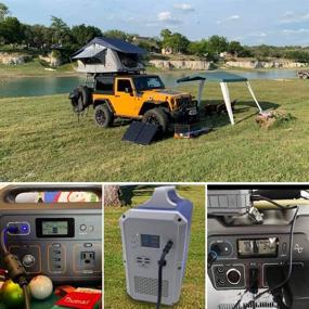 img 3 attached to 🔌 SolarEnz 20Ft кабель удлинителя DC 8 мм - мужской и женский разъем для беспрепятственной совместимости с портативной солнечной генераторной электростанцией и солнечной панелью.