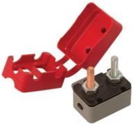 high-performance 50 amp sea-dog 420855-1 resettable circuit breaker with protective cover logo