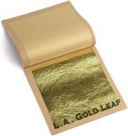 gold leaf booklet sheets loose logo