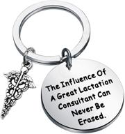 thoughtful ibclc gift: feelmem lactation consultant keychain for experts logo