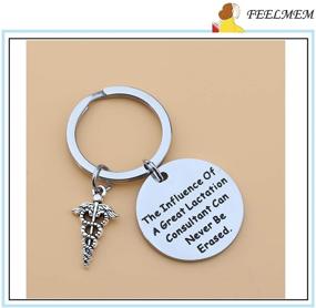 img 2 attached to Thoughtful IBCLC Gift: FEELMEM Lactation Consultant Keychain for Experts