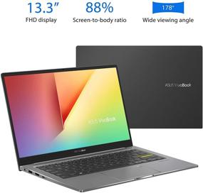 img 2 attached to 💻 ASUS VivoBook S13 Thin & Light Laptop: 13.3” FHD, i5-1135G7 CPU, 8GB RAM, 512GB SSD, Win 10