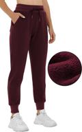 🏃 heathyoga fleece lined joggers for women: cozy thermal sweatpants with pockets - perfect for workouts, running, and more! logo