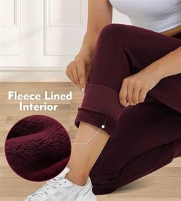 img 2 attached to 🏃 Heathyoga Fleece Lined Joggers for Women: Cozy Thermal Sweatpants with Pockets - Perfect for workouts, running, and more!