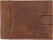 genuine leather crafted minimalist blocking men's accessories for wallets, card cases & money organizers logo