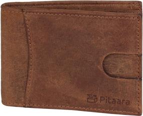 img 3 attached to Genuine Leather Crafted Minimalist Blocking Men's Accessories for Wallets, Card Cases & Money Organizers