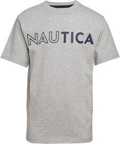 img 1 attached to Nautica Short Sleeve T Shirt Heather Boys' Clothing and Tops, Tees & Shirts