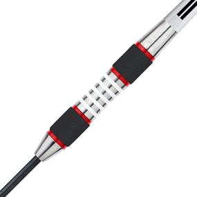 img 1 attached to 🎯 Enhanced RED DRAGON Evos Tungsten Steeltip Darts Set - Wide Range of Weights (24g, 26g, 28g) - Complete with Flights, Stems, and Wallet