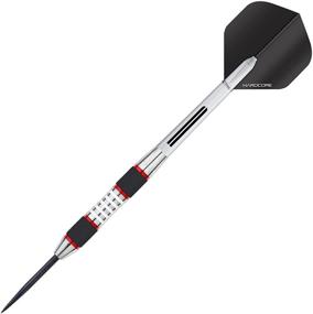 img 3 attached to 🎯 Enhanced RED DRAGON Evos Tungsten Steeltip Darts Set - Wide Range of Weights (24g, 26g, 28g) - Complete with Flights, Stems, and Wallet