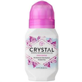 img 1 attached to 🌿 Crystal Mineral Body Deodorant Roll-On: Unscented, 2.25 oz (Pack of 6) - Long-lasting Natural Odor Protection