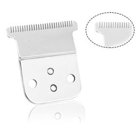 img 2 attached to 💈 High-Quality SlimLine Pro Li Trimmer Replacement Blade Set for Hair Clipper/Trimmer - Ceramic and Stainless Steel Blades (Silver)