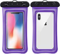 jmart floating waterproof phone case - purple, for samsung galaxy s21 ultra, s20 plus, s10, s9, note 20, a01, a11, a21, a51, a71, a02s, a12, a32, a42, a52, and iphone 13 pro max, 12, 11, xs, xr, 7, 8+; also compatible with stylo 6 logo