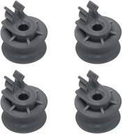 🧽 sikawai 4581dd3002a upper dishrack roller assembly - 4-pack for lg kenmore dishwasher логотип