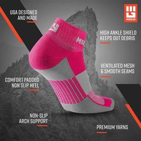 img 2 attached to 🏃 Conquer Trails with MudGear Quarter Length Trail Running Socks