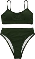 👙 selowin women's tank crop top high waisted two piece bikini sets: trendy & flattering swimsuits logo