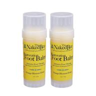 🍯 the naked bee orange blossom honey foot balm for restoration - 2 oz, 2 pack logo