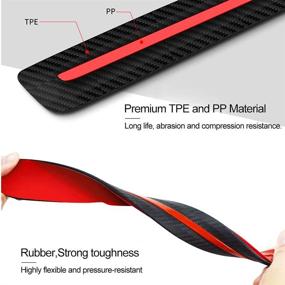 img 1 attached to 🚗 YnGia Universal Car Corner Protector Rubber Strips Guard with Enhanced SEO, Car Bumper Side Pads Anti-Collision Patch Trim Bumper Protector for Car Truck SUV, 2Pcs