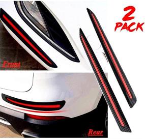 img 4 attached to 🚗 YnGia Universal Car Corner Protector Rubber Strips Guard with Enhanced SEO, Car Bumper Side Pads Anti-Collision Patch Trim Bumper Protector for Car Truck SUV, 2Pcs