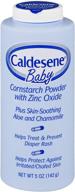 👶 caldesene baby cornstarch powder with zinc oxide 5 oz (pack of 5): soothing and protective for delicate skin logo