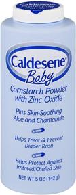 img 1 attached to 👶 Caldesene Baby Cornstarch Powder with Zinc Oxide 5 oz (Pack of 5): Soothing and Protective for Delicate Skin