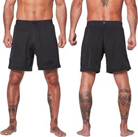 img 3 attached to 🥋 Elite Sports Men’s MMA Fight Shorts - Black Jack UFC, BJJ, No Gi, Grappling, Jiu Jitsu Shorts: High-Performance Gear for Combat Sports