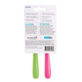 img 1 attached to 🍼 Gentle Silicone Spoon for Babies - Pink/Green