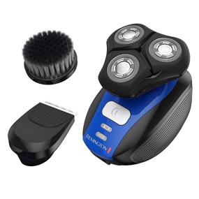 img 4 attached to Remington XR1400 Verso Wet & Dry Men's Shaver & Trimmer Grooming Kit: Electric Razor, Facial Cleaning Brush & Beard Trimmer - Ultimate Men's Grooming Package!