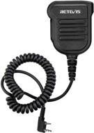 микрофон retevis talkies водонепроницаемый наплечный логотип