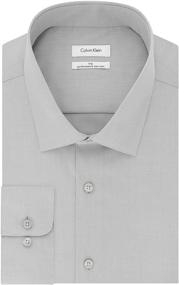 img 1 attached to 👔 Calvin Klein Herringbone XXL Men's Shirts - Clothing for Contemporary Style