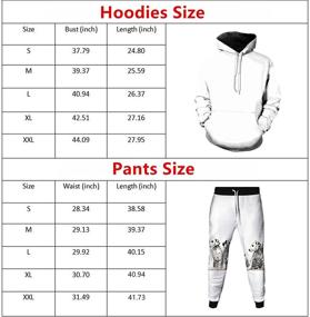 img 2 attached to Honeystore Tracksuits Sweatpants Joggers 301 400 28 YK2JT Outdoor Recreation