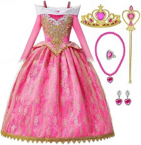 img 4 attached to 🎃 Halloween Cosplay Sleeping Princess Costume
